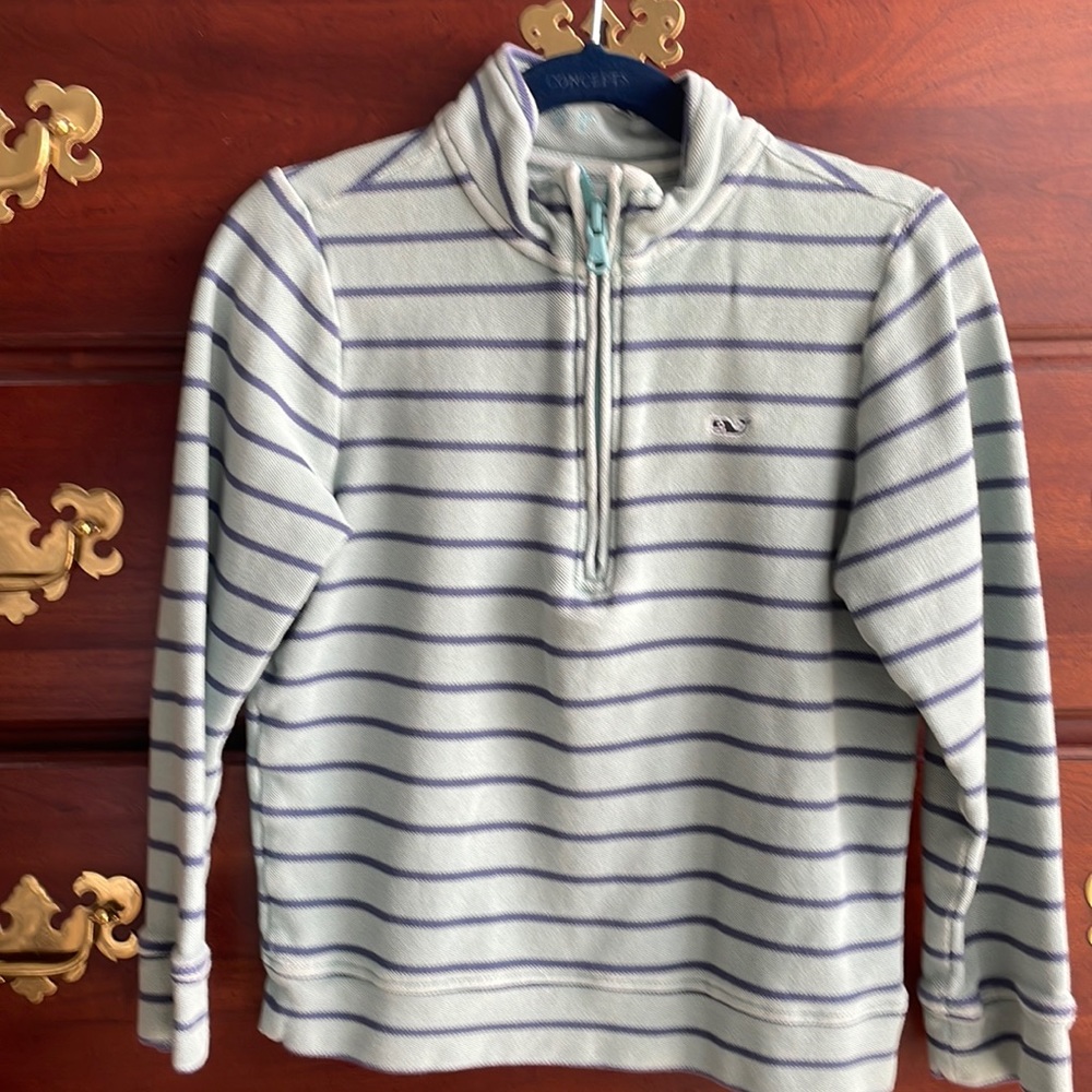 Vineyard vines boys size 6, 1/4 zip
